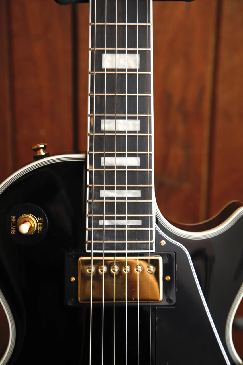 Epiphone Les Paul Custom Ebony Electric Guitar - Image 5