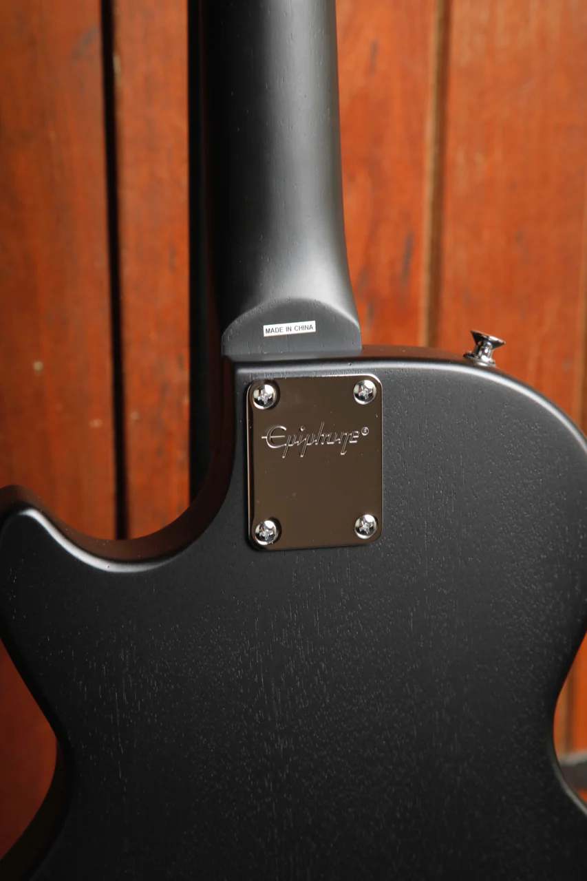 Epiphone Les Paul Special Satin E1 Vintage Worn Ebony Electric Guitar - Image 14