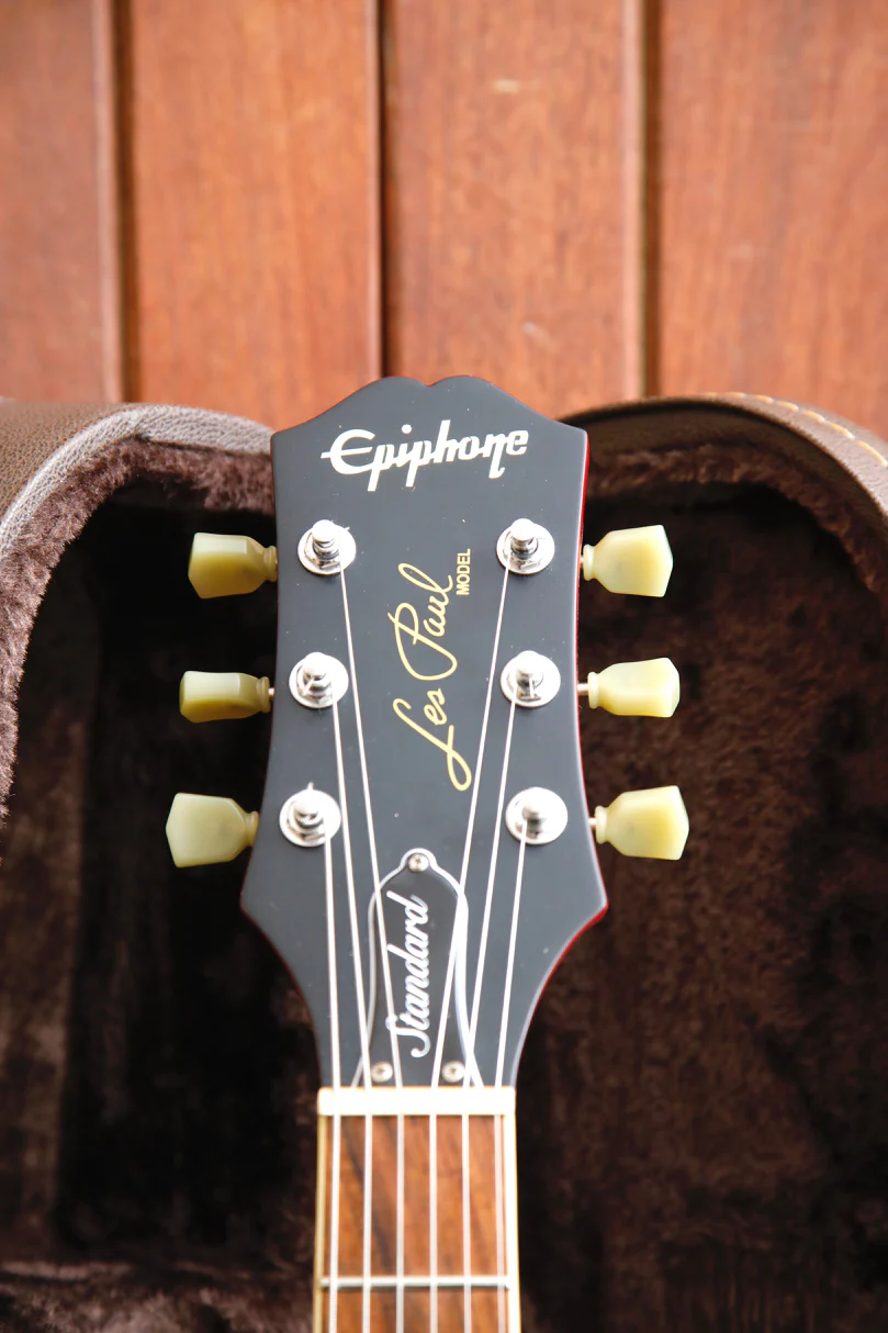 Epiphone Les Paul Standard 50s Figured Top Washed Cherry Sunburst Pre-Owned - Image 3
