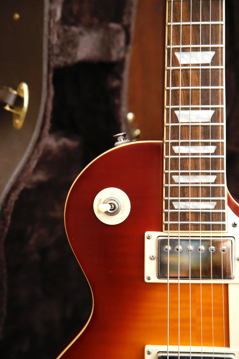 Epiphone Les Paul Standard 50s Figured Top Washed Cherry Sunburst Pre-Owned - Image 5