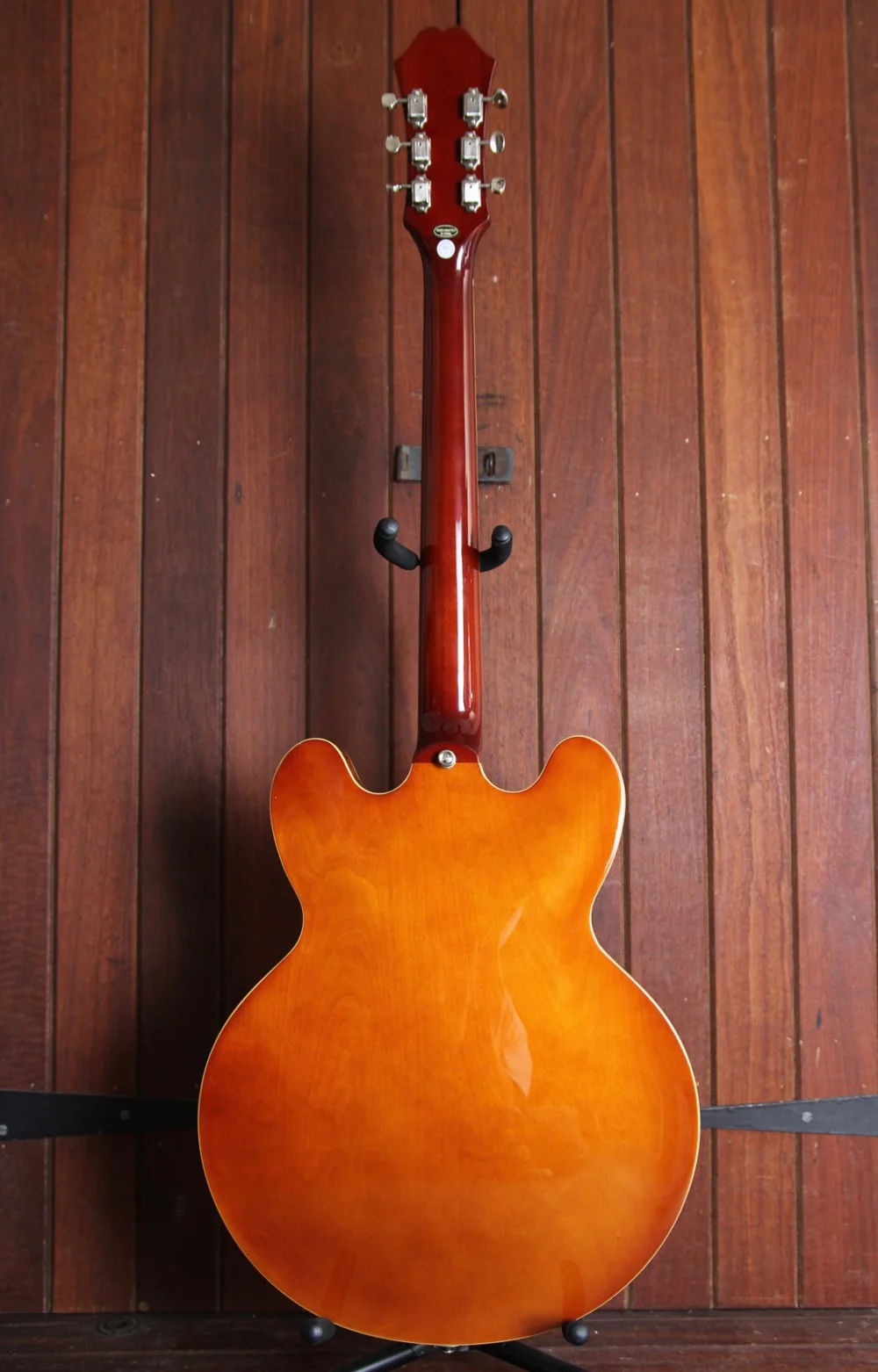 Epiphone Riviera Semi-Hollow Electric Guitar Royal Tan - Image 11