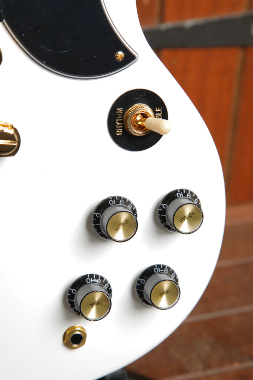 Epiphone SG Custom Alpine White Electric Guitar - Image 7