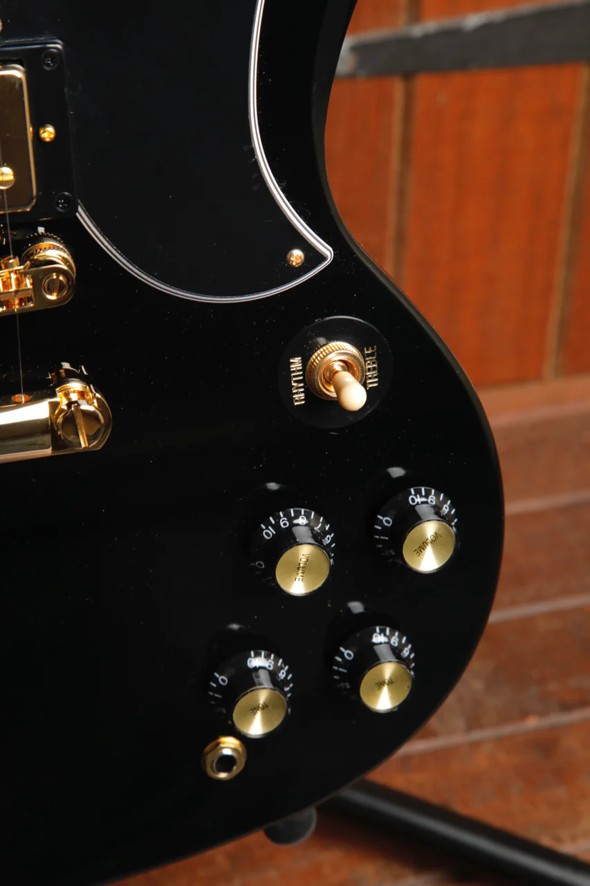 Epiphone SG Custom Ebony Electric Guitar - Image 6