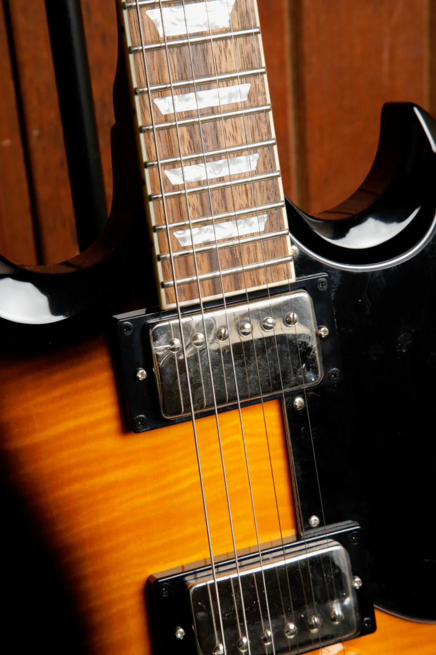 Epiphone SG Tribute Vintage Sunburst Electric Guitar - Image 5