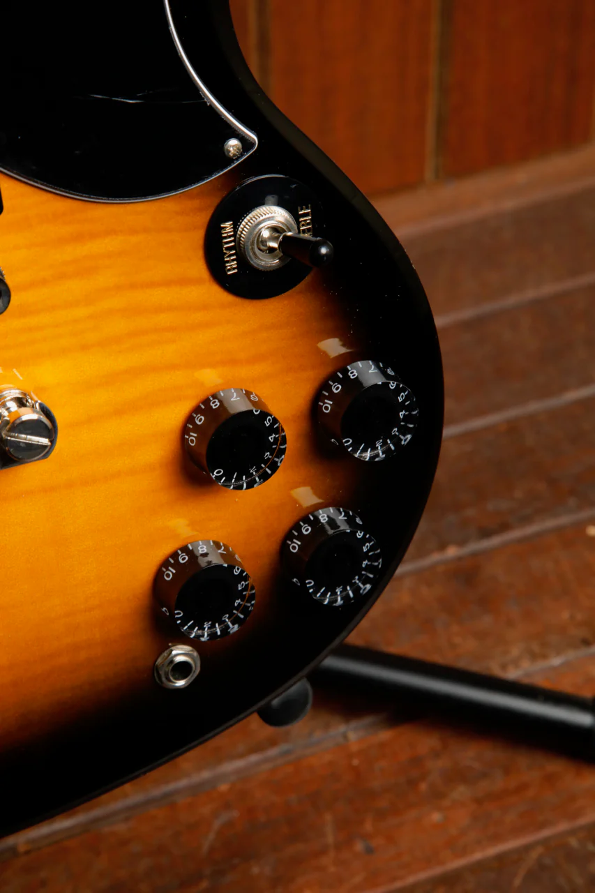 Epiphone SG Tribute Vintage Sunburst Electric Guitar - Image 7