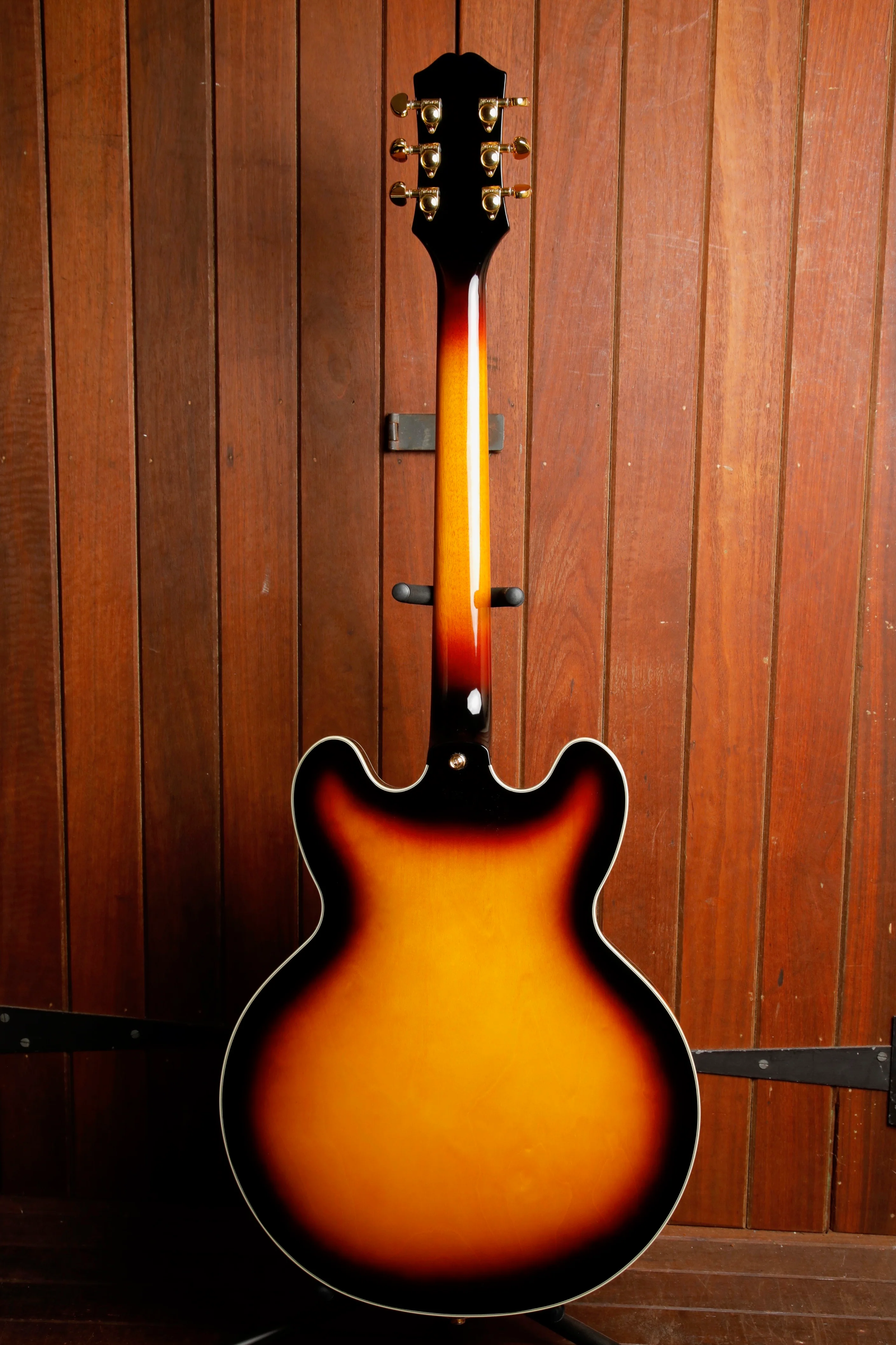 Epiphone Sheraton Frequensator Semi-Hollow Electric Guitar Vintage Sunburst - Image 13