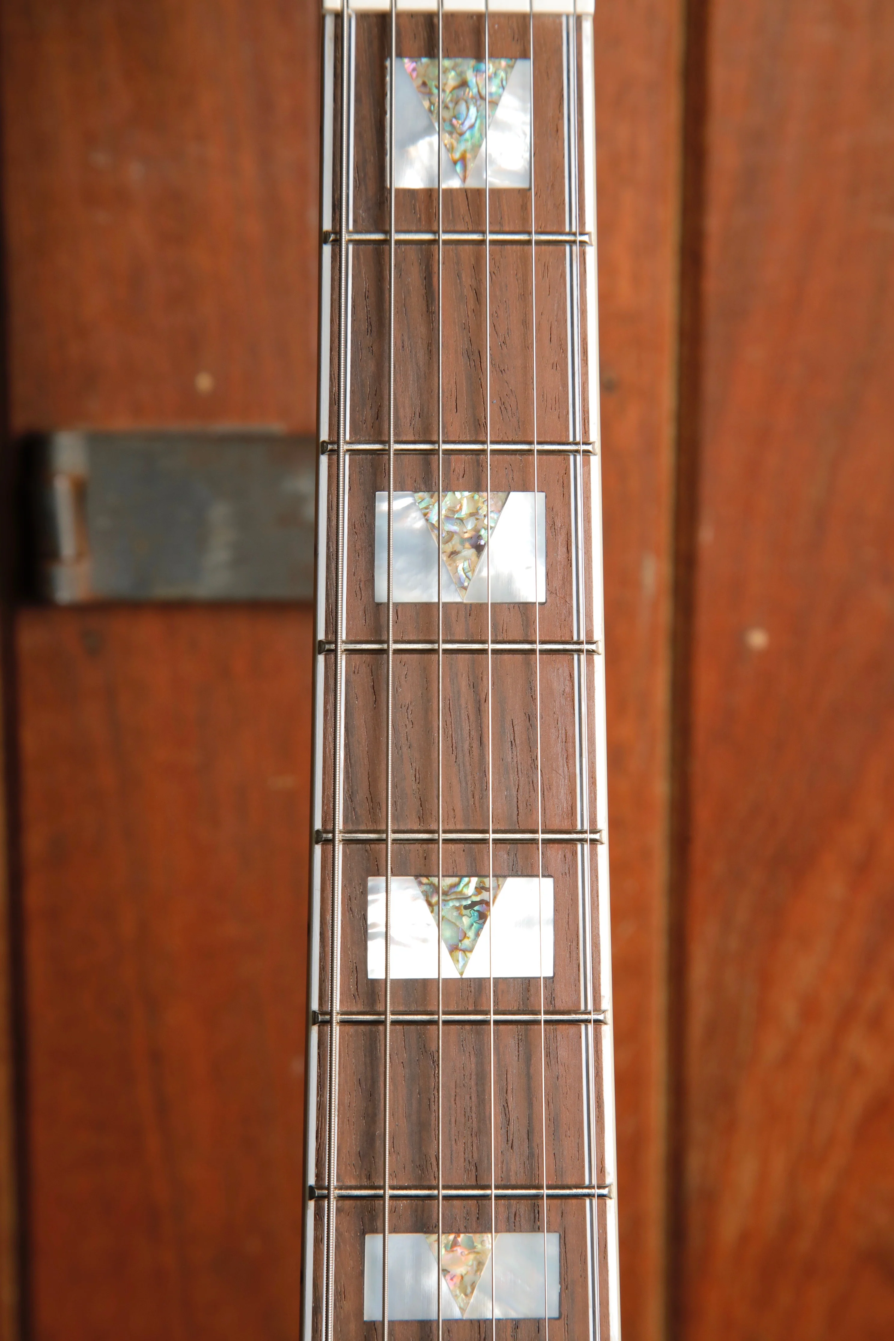 Epiphone Sheraton Frequensator Semi-Hollow Electric Guitar Vintage Sunburst - Image 4
