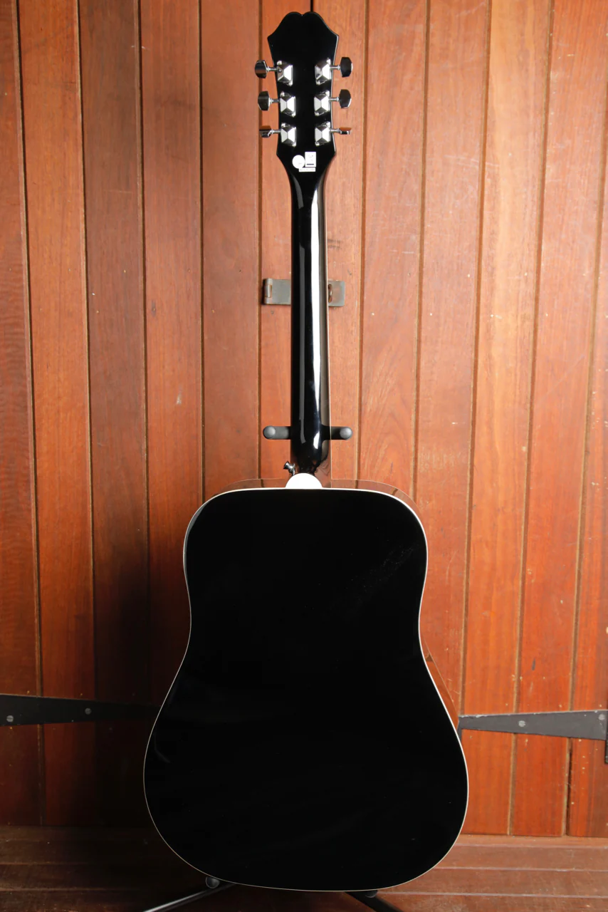 Epiphone Songmaker DR-100 Ebony Acoustic Guitar - Image 12
