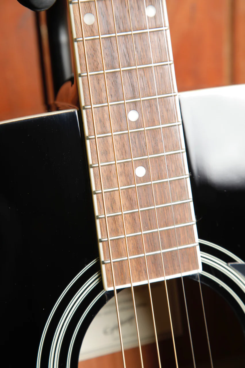 Epiphone Songmaker DR-100 Ebony Acoustic Guitar - Image 5