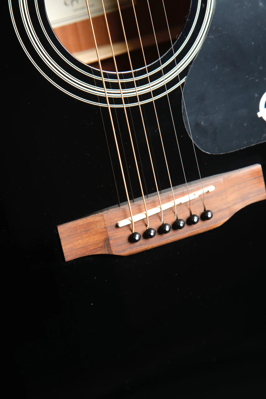 Epiphone Songmaker DR-100 Ebony Acoustic Guitar - Image 6