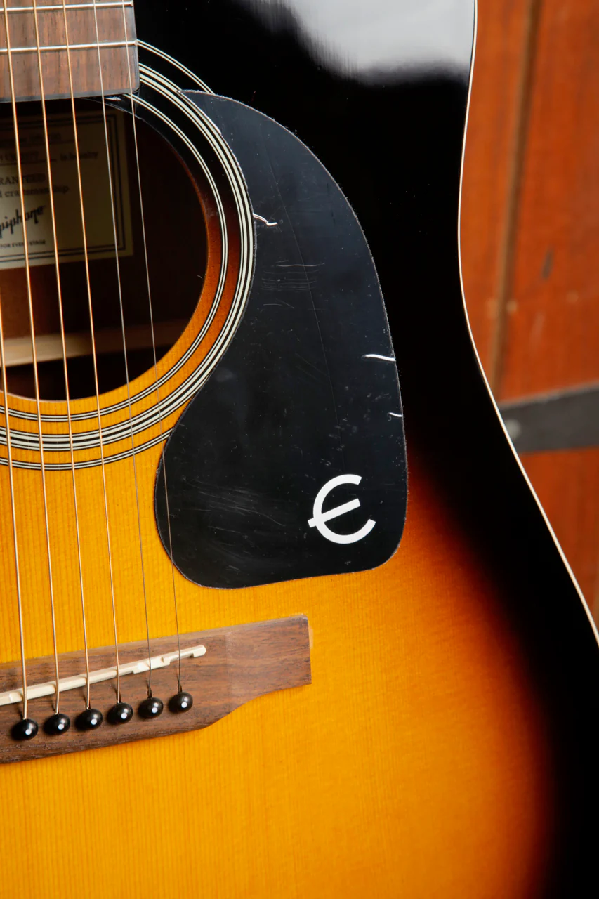 Epiphone Songmaker DR-100 Vintage Sunburst Acoustic Guitar - Image 6