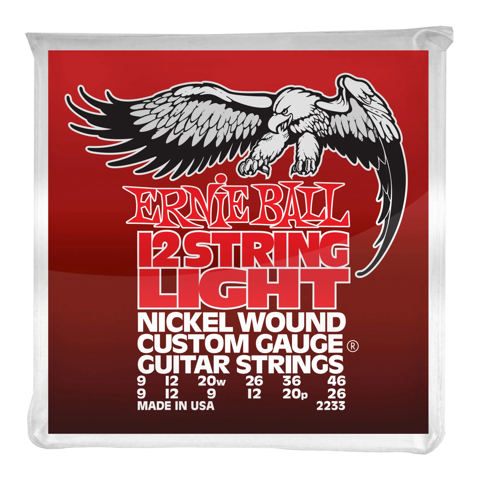 Ernie Ball 12-string 2233 Electric Strings 9-46