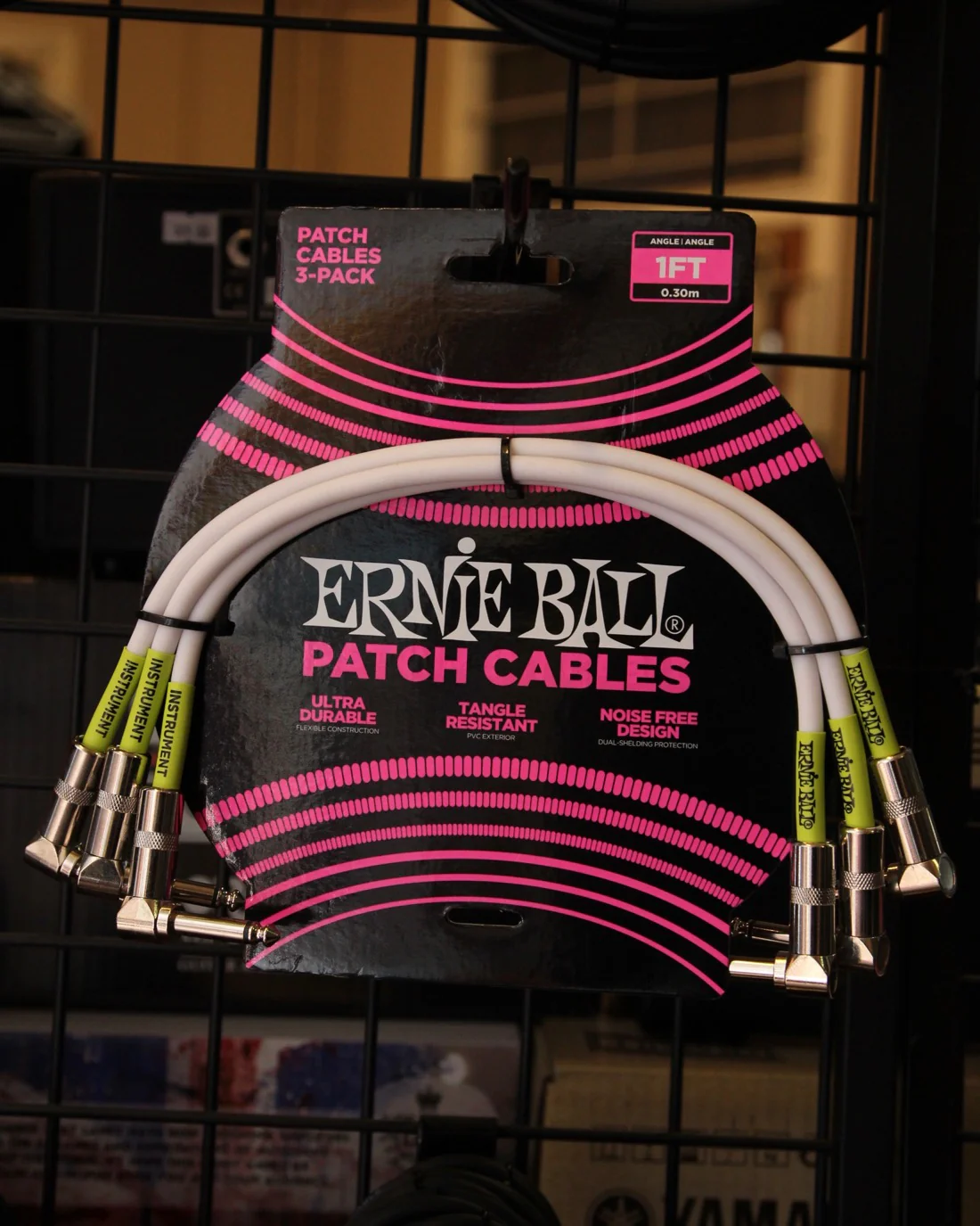Ernie Ball 1' Angled Patch Cable 3-Pack - Image 2
