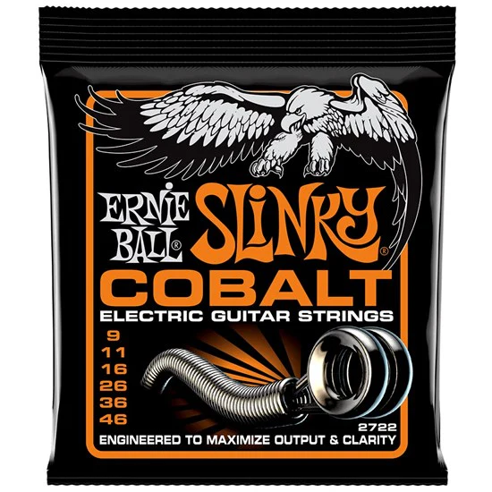 Ernie Ball Cobalt Hybrid Slinky Electric Guitar Strings - (9-46)