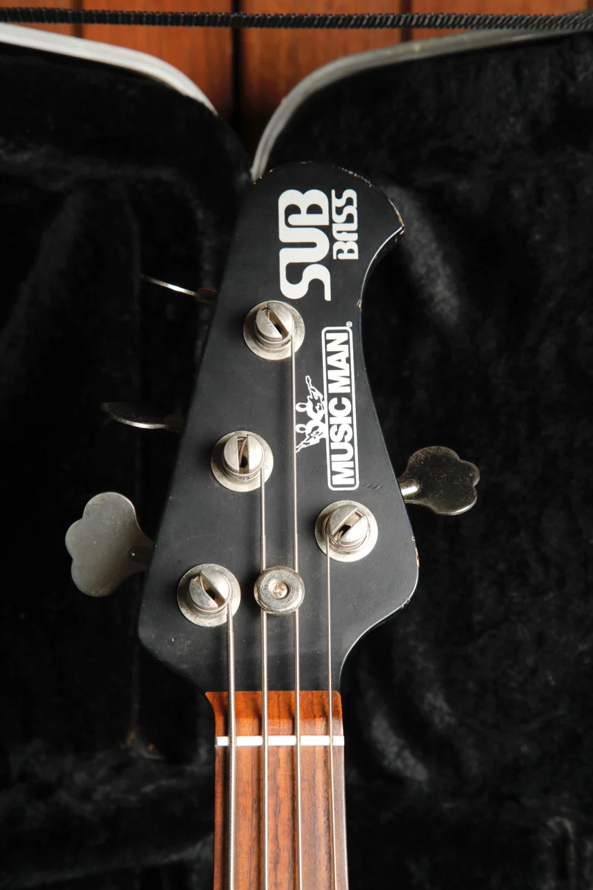 Ernie Ball Music Man Sub Bass Textured Graphite Bass Guitar 2005 Pre-Owned - Image 3