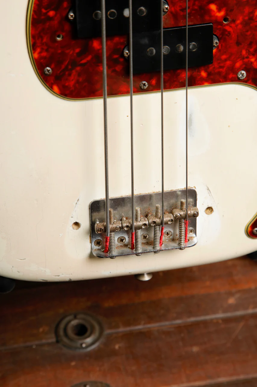 Fender 1963 Precision Bass Olympic White Vintage Pre-Owned - Image 8