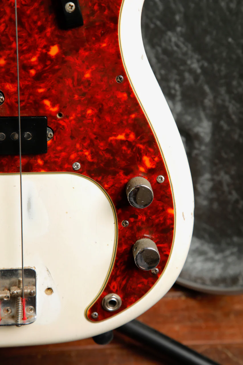 Fender 1963 Precision Bass Olympic White Vintage Pre-Owned - Image 9