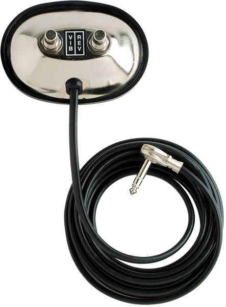 Fender 2-Button Vintage-Style Footswitch: Vibrato / Reverb