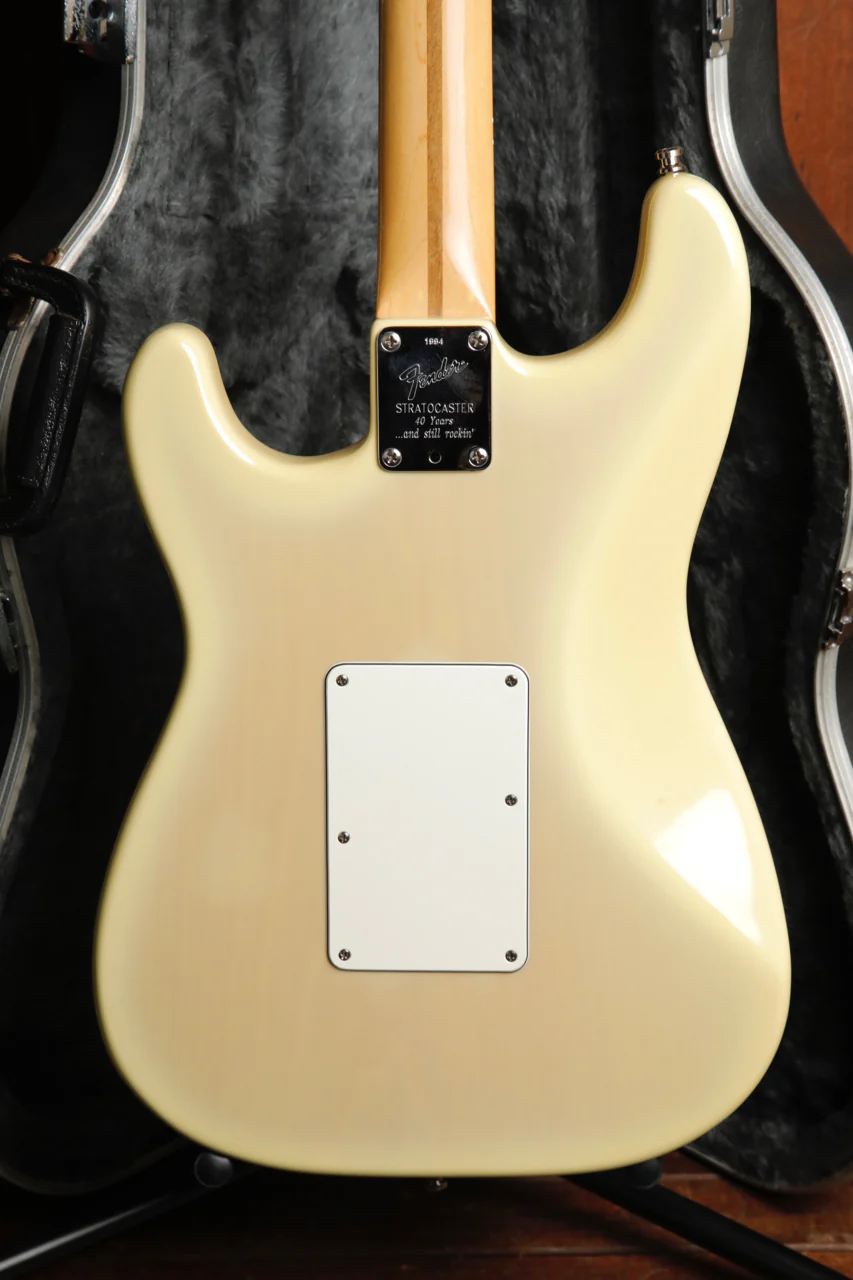Fender 40th Anniversary Deluxe Strat Plus Vintage Blonde Electric Guitar 1994 Pre-Owned - Image 13