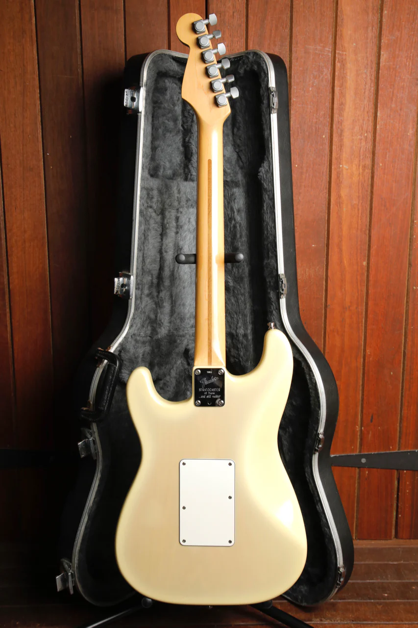 Fender 40th Anniversary Deluxe Strat Plus Vintage Blonde Electric Guitar 1994 Pre-Owned - Image 14