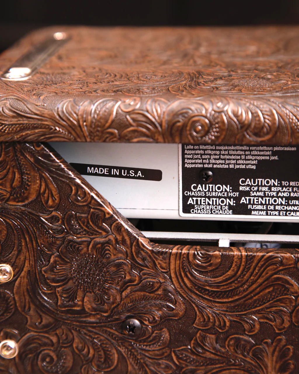 Fender '65 Deluxe Reverb FSR Limited Edition Western Tooled 1x12" Valve Combo Amplifier - Image 9