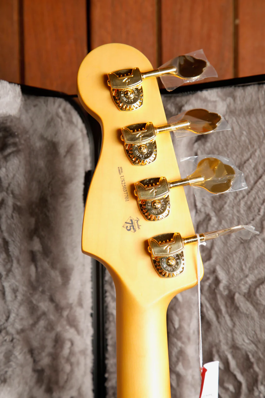 Fender 75th Anniversary American Professional PJ Bass 2-Colour Sunburst - Image 13