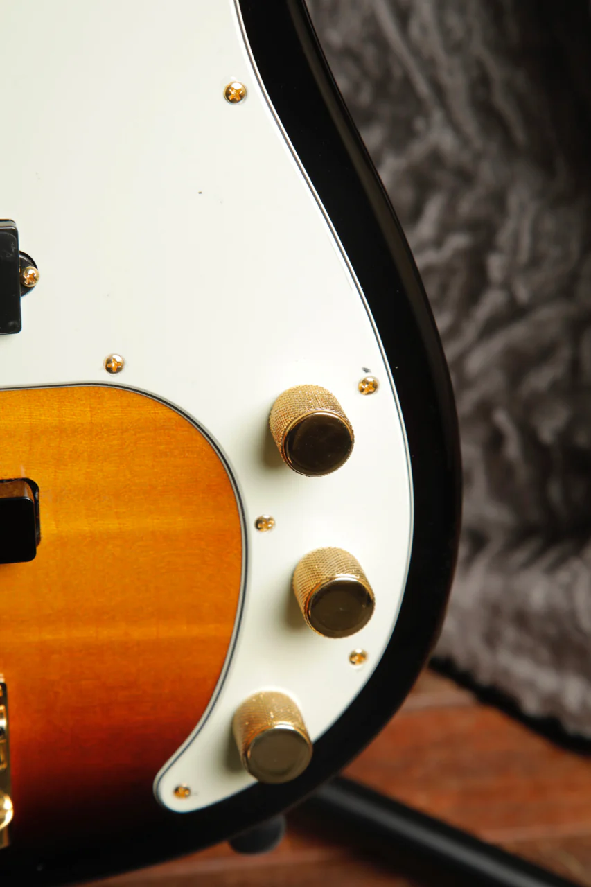Fender 75th Anniversary American Professional PJ Bass 2-Colour Sunburst - Image 7