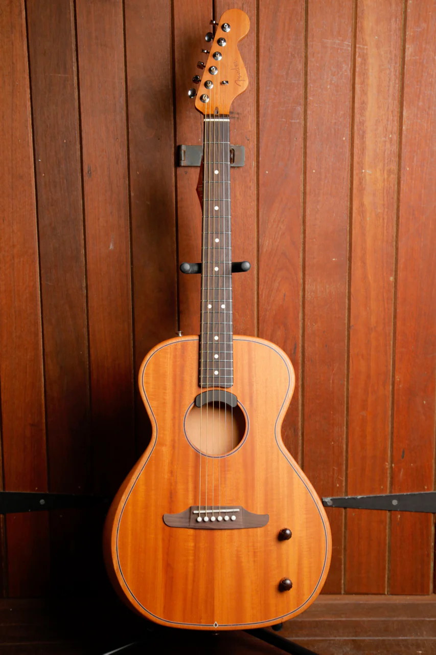 Fender Acoustasonic Highway Series Parlor Acoustic-Electric Guitar - Image 2