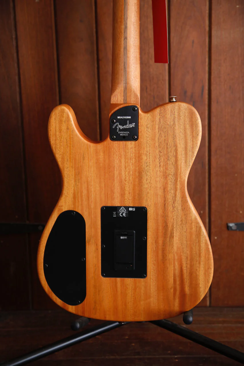 Fender Acoustasonic Player Series Telecaster Electric-Acoustic Shadow Burst - Image 9