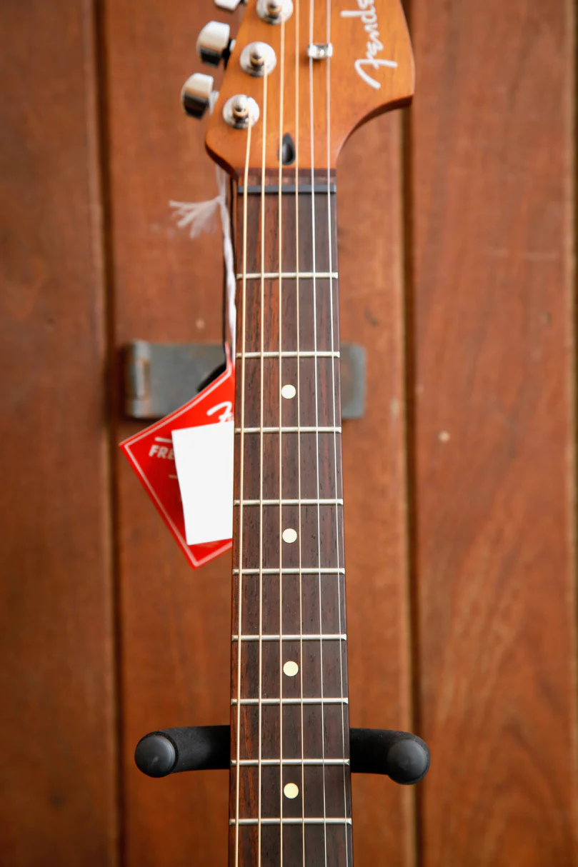 Fender Acoustasonic Standard Jazzmaster Black Acoustic-Electric Guitar - Image 4