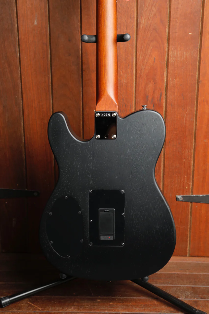 Fender Acoustasonic Standard Telecaster Black Acoustic-Electric Guitar - Image 12