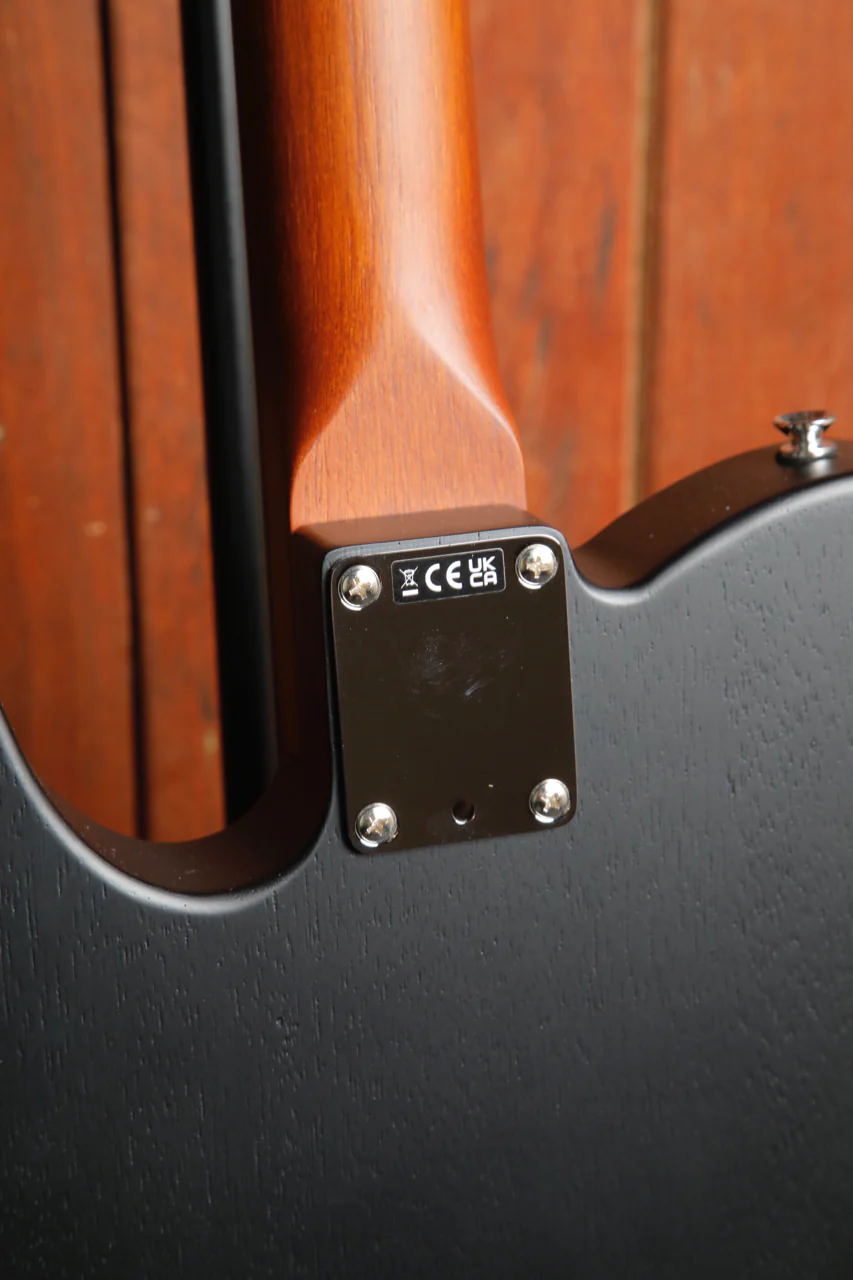 Fender Acoustasonic Standard Telecaster Black Acoustic-Electric Guitar - Image 16