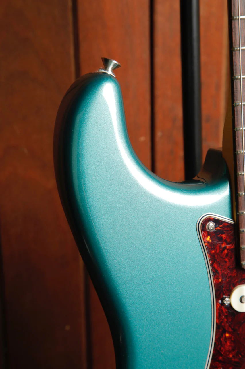 Fender American Professional Classic Stratocaster Faded Sherwood Green Metallic - Image 7