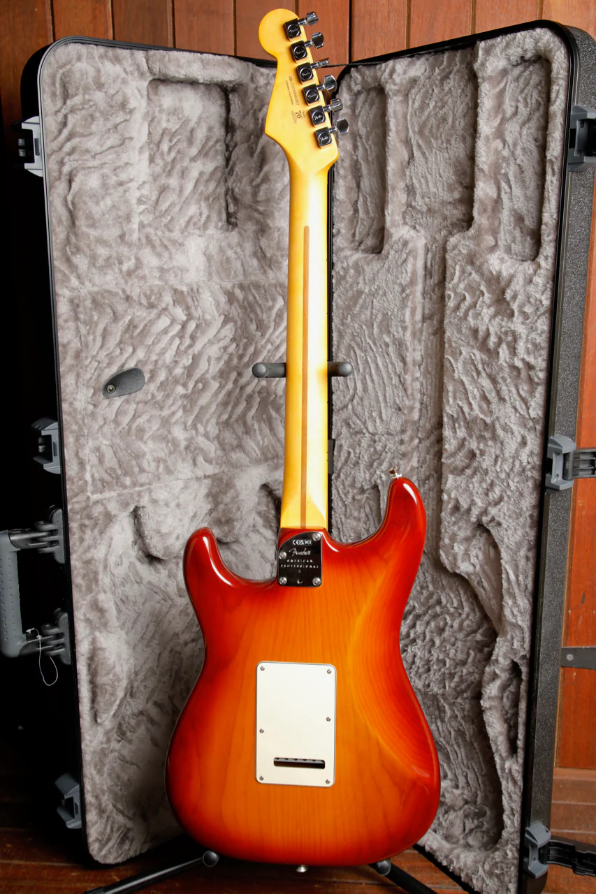 Fender American Professional II Stratocaster HSS Sienna Sunburst Electric Guitar Pre-Owned - Image 13