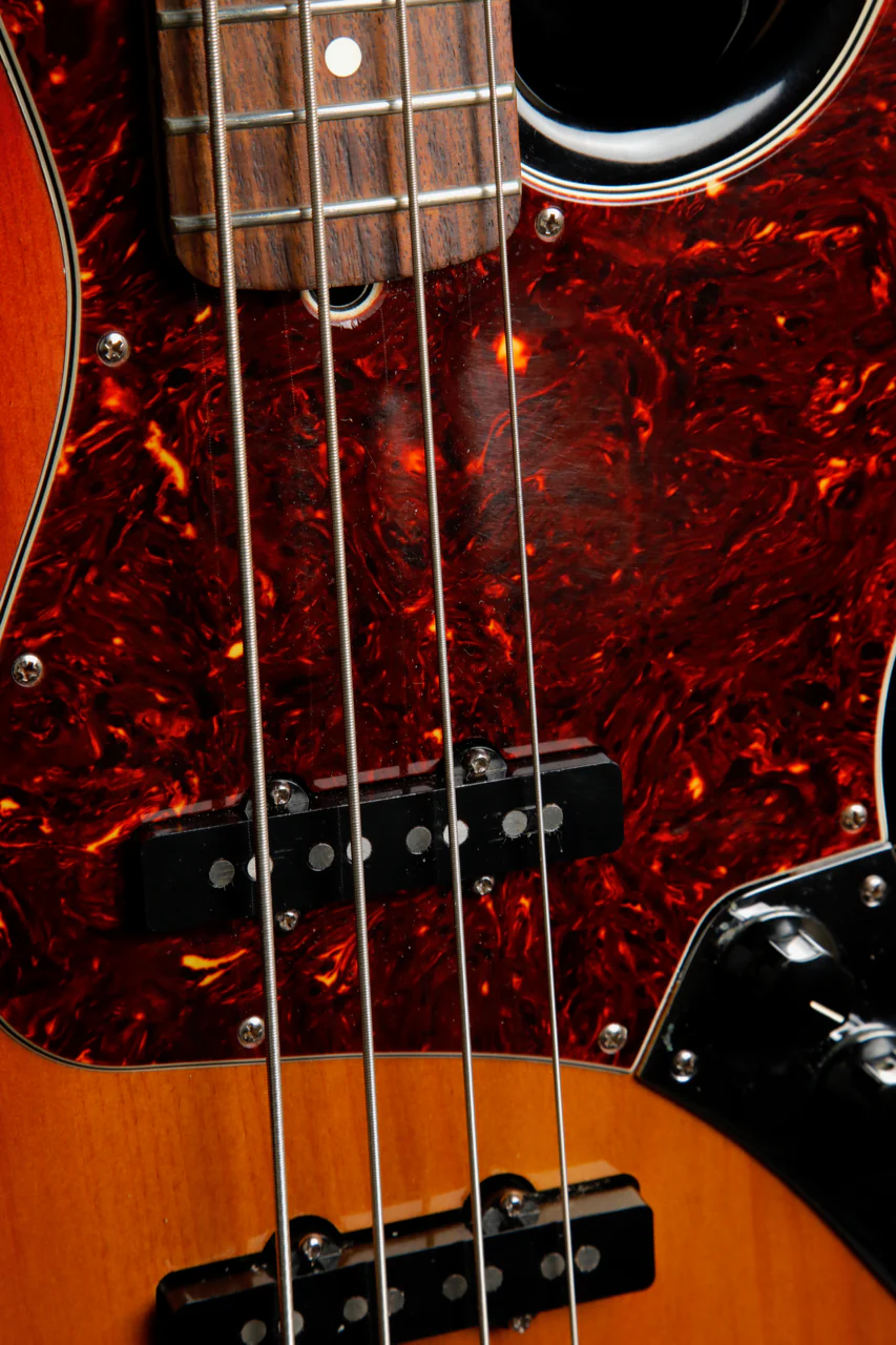 Fender American Standard Jazz Bass 3-Colour Sunburst 2008 Pre-Owned - Image 6