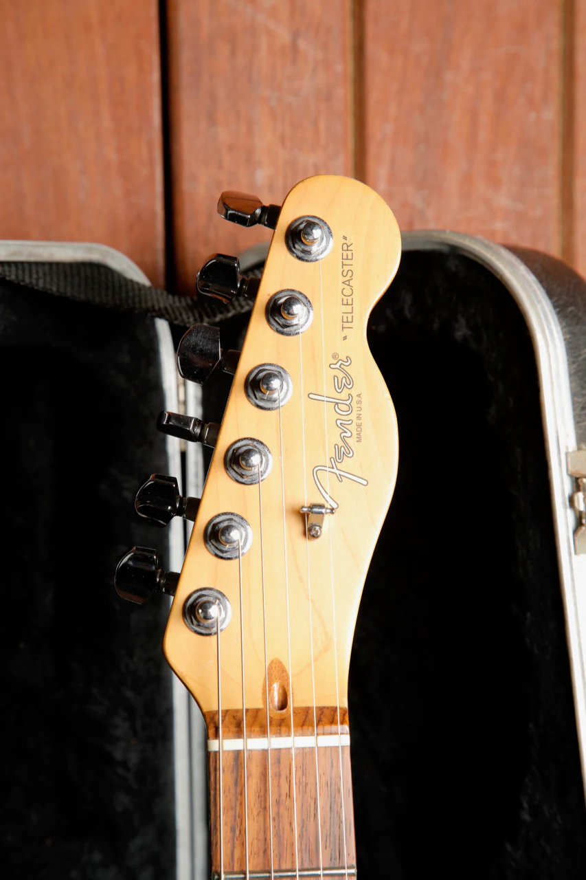 Fender American Standard Telecaster Black Electric Guitar 1995 Pre-Owned - Image 3