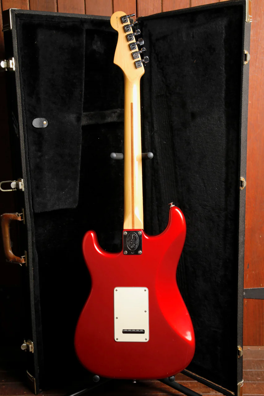 Fender American Stratocaster Candy Apple Red Electric Guitar 2004 Pre-Owned - Image 13
