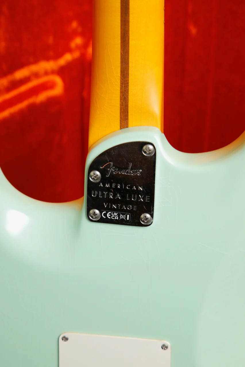 Fender American Ultra Luxe Vintage '60s Stratocaster Surf Green - Image 15