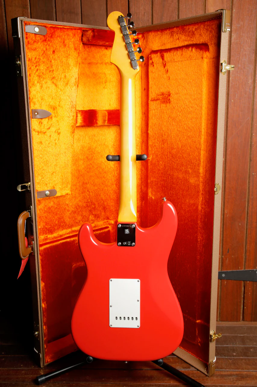 Fender American Vintage II 1961 Stratocaster Fiesta Red Electric Guitar 2023 Pre-Owned - Image 14