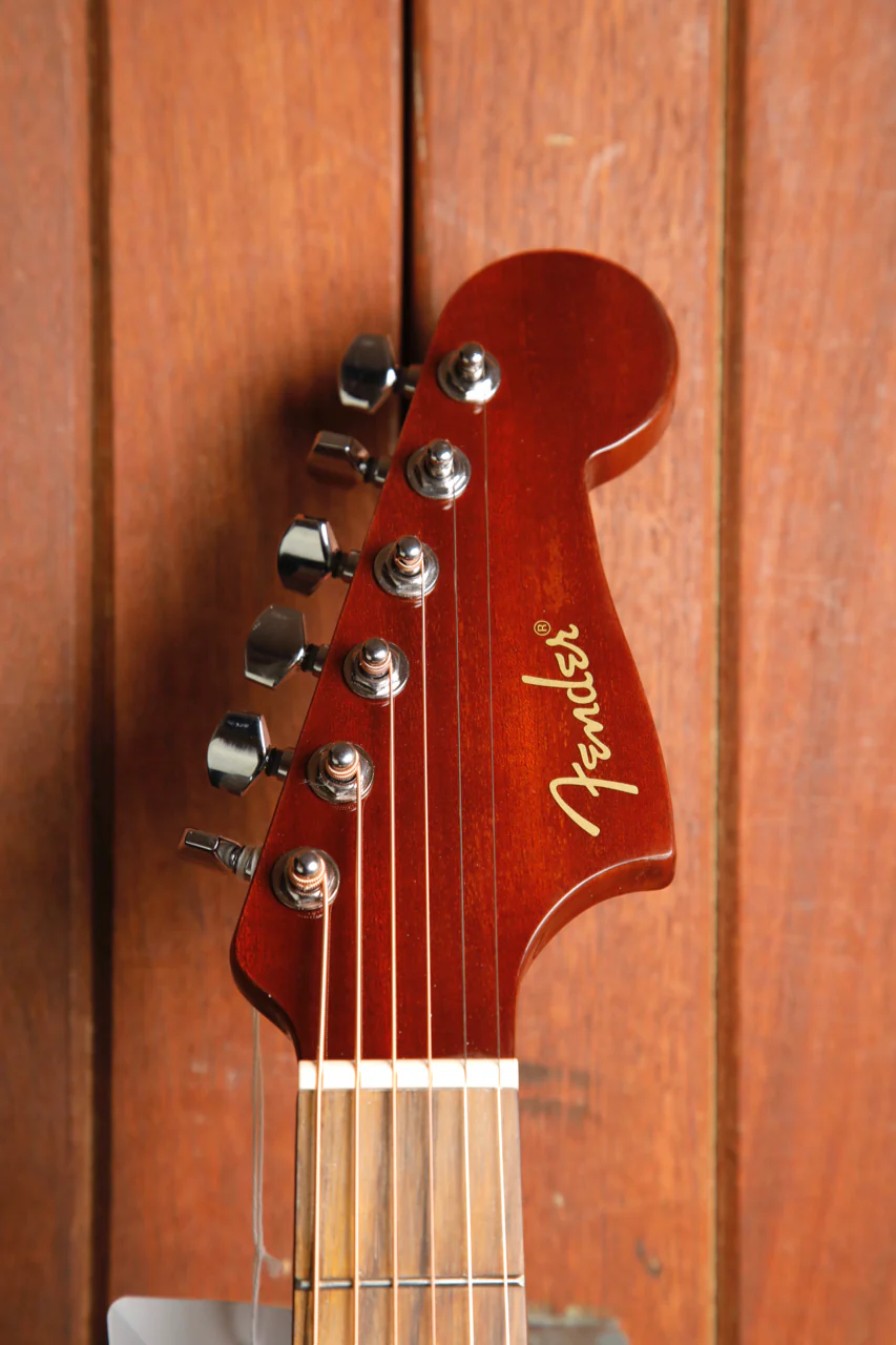 Fender California Standard Redondo CE Fiesta Red Acoustic-Electric Guitar - Image 3