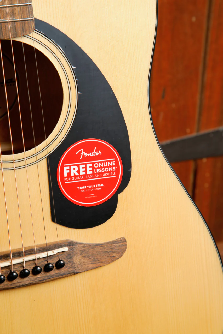 Fender California Standard Redondo Natural Acoustic Guitar - Image 5