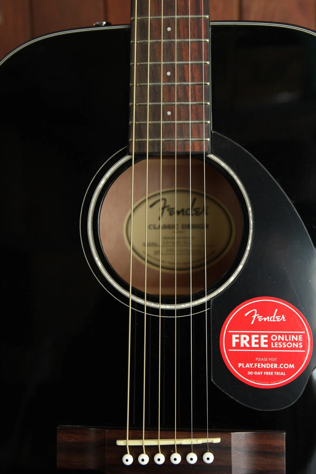 Fender CD-60S Solid Top Dreadnought Spruce Black - Image 6