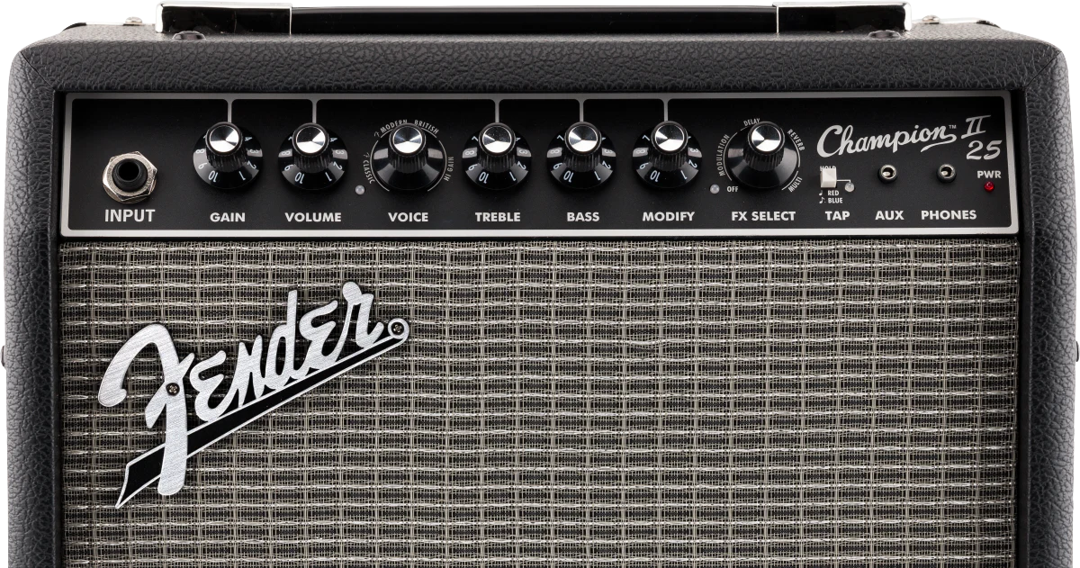 Fender Champion II 25 Solid-State Guitar Combo Amplifier - Image 2