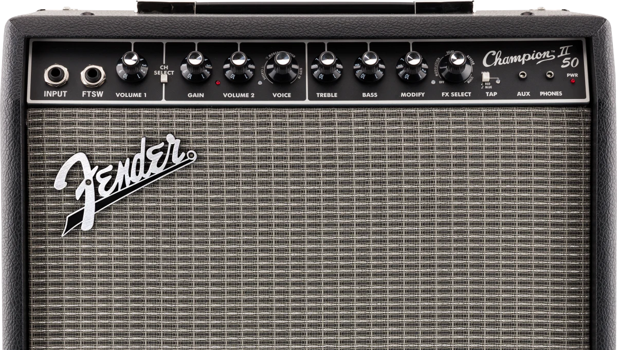 Fender Champion II 50 Solid-State Guitar Combo Amplifier - Image 4