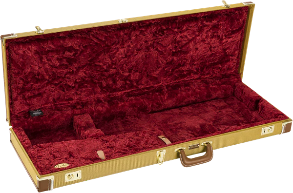 Fender Classic Series Stratocaster/Telecaster Vintage Style Tweed Hardshell Case - Image 2