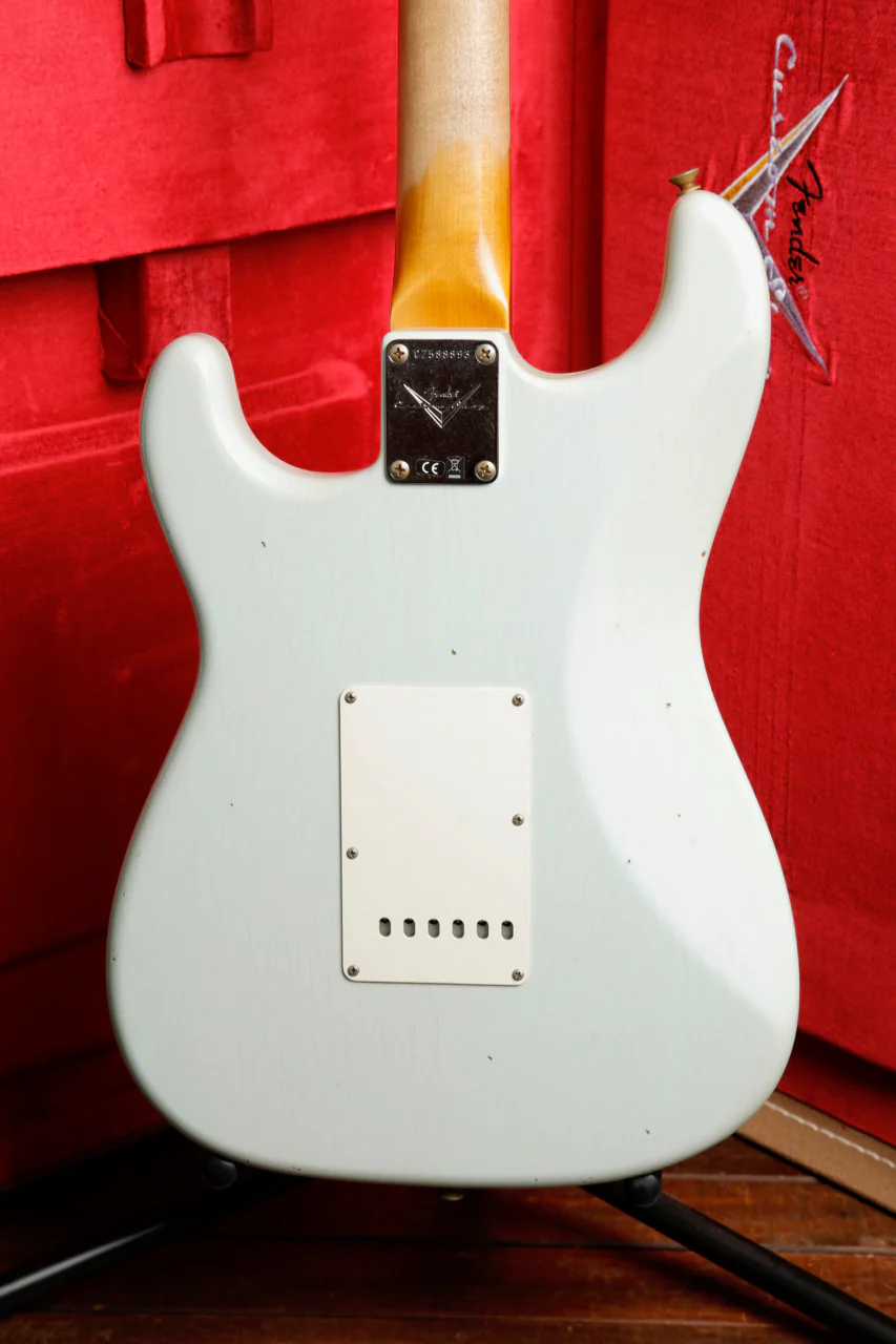 Fender Custom Shop 1959 Stratocaster Journeyman Relic Super Faded Aged Sonic Blue - Image 12