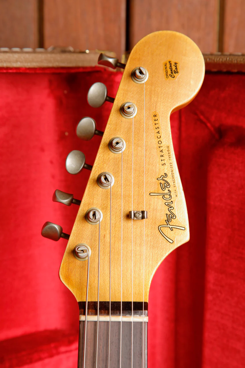 Fender Custom Shop 1959 Stratocaster Journeyman Relic Super Faded Aged Sonic Blue - Image 3