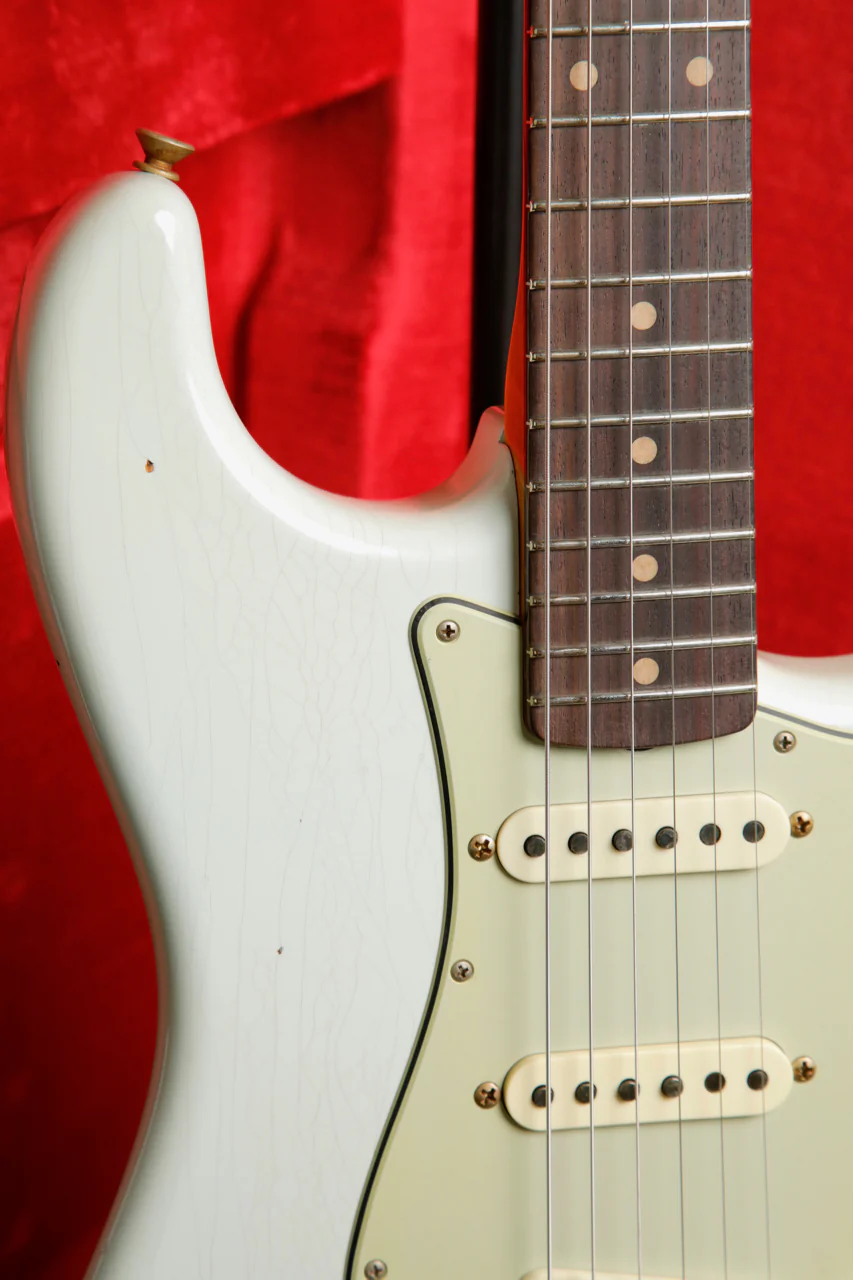 Fender Custom Shop 1959 Stratocaster Journeyman Relic Super Faded Aged Sonic Blue - Image 5