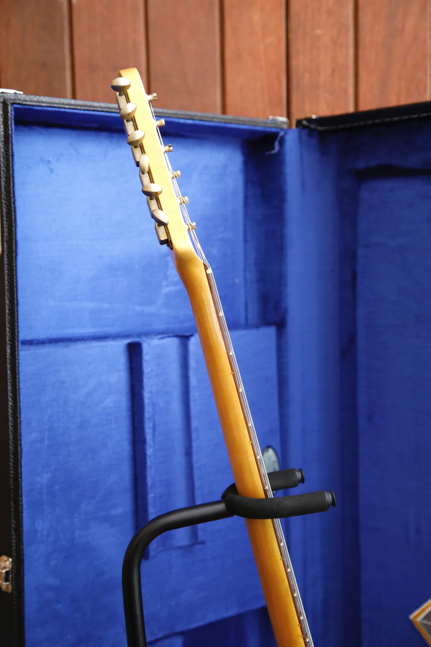 Fender Custom Shop 1964 Stratocaster Journeyman Aged Fiesta Red Electric Guitar - Image 10