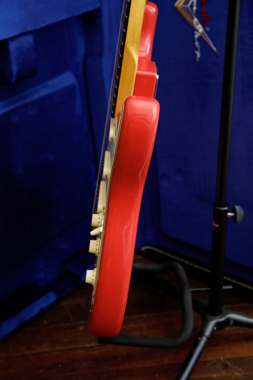 Fender Custom Shop 1964 Stratocaster Journeyman Aged Fiesta Red Electric Guitar - Image 11